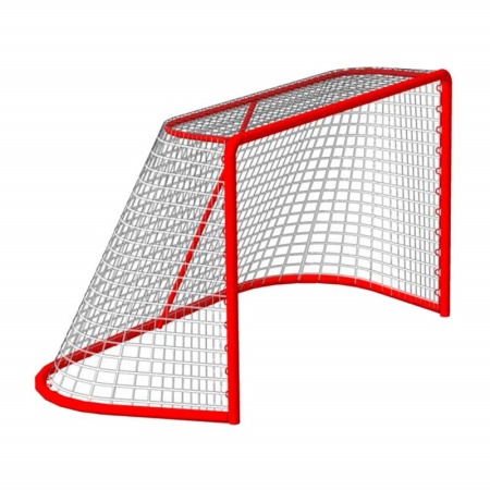 Купить Сетка хоккейная на ворота 1,22мх1,83мх0,5мх1,15м, нить 3,5 мм, безузловая в Гаврилове-Яме 